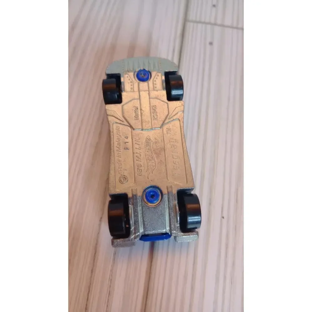 Hot Wheels Teegray Mattel Sports Car, 1:64 Scale Loose Blue Miniature Toy Car
